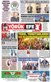 Yörük Efe Gazetesi ®️ | Aydın Haberler - 13.05.2024 Manşeti