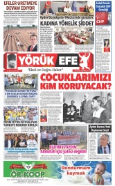 Yörük Efe Gazetesi ®️ | Aydın Haberler - 15.10.2024 Manşeti