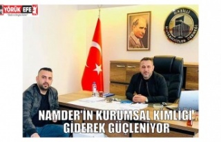 NAMDER'İN KURUMSAL KİMLİĞİ GİDEREK GÜÇLENİYOR