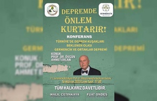 Germencik Belediyesi’nden deprem konferansı