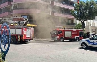 Nazilli’de otel yangını panikletti