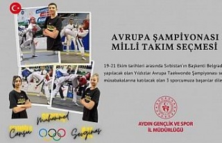 Milli takım seçmelerine Aydın’dan 3 isim