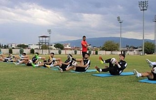 Nazilli Belediyespor Menemen maçı hazırlıklarına...