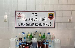 Çine’de kaçak alkol operasyonu