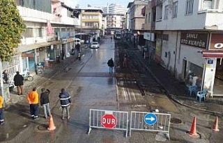 Nazilli’de altyapısı yetersiz olan cadde yenileniyor