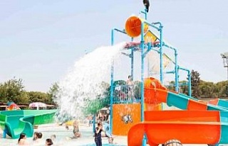 Aydın Tekstil Park’taki Aquapark çocukların gözdesi...