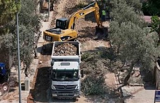 Başkan Çerçioğlu Buharkent’in yollarını yeniliyor