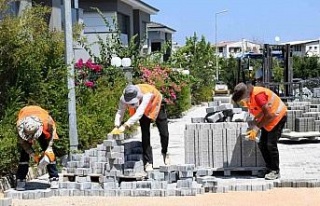 Güzelçamlı Mahallesi’nde üstyapı yatırımları...