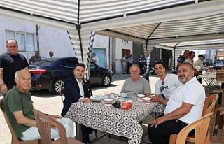 Karacasu Kaymakamı Gündoğdu, aşure hayrına katıldı