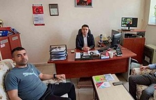 Kaymakam Gündoğdu kapalı spor salonundaki çalışmaları...