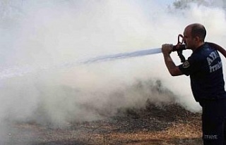 Aydın itfaiyesinin zamanında müdahalesi evleri...