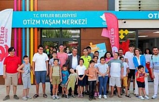 Başkan Yetişkin, Efeler’in özel çocuklarıyla...