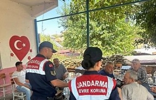 Çiftçiler, anız yakımı konusunda bilgilendirildi