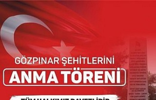 Gözpınar şehitleri için anma töreni düzenlenecek