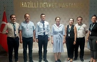 Nazilli Kaymakamı Kan, Nazilli Devlet Hastanesi’nde...