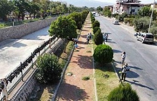 Nazilli’de yürüyüş yolları temizlendi