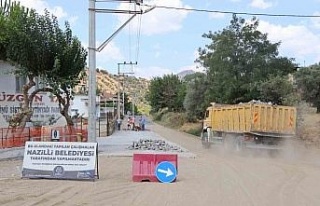 Ocaklı Mahallesi’nde bozulan yol yenilendi