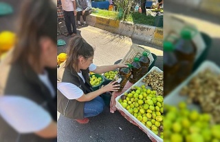 Semt pazarında gıda denetimi