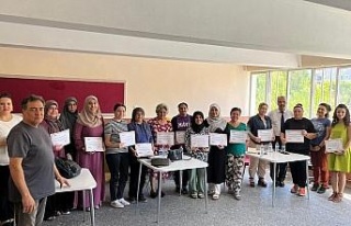 Alinda kadınları eğitimlerini tamamladı