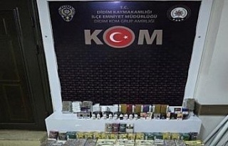 Didim’de kaçak tütün operasyonu