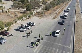 Çine’de motosiklet sürücüleri denetlendi