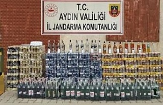 Çine’de sahte içki operasyonu