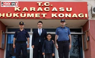 Kaymakam Gündoğdu koltuğunu Karabacaklı’ya devretti