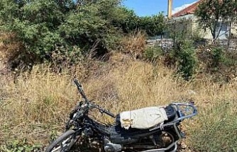 Devriye esnasında şasesi kazınmış motosiklet bulundu