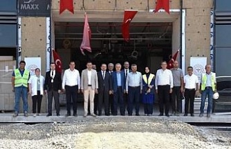 AK Parti heyeti Aydın Şehir Hastanesi inşaatında çalışmaları yerinde inceledi