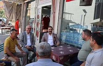 Koçarlı Kaymakamı Taşkın ilçe esnafı ile bir araya geldi