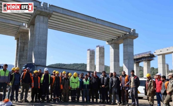 Aydın-Denizli Otoyol inşaatında çalışan işçilerin hak arayışı devam ediyor