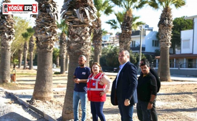 Başkan Gençay çalışmaları yerinde inceledi